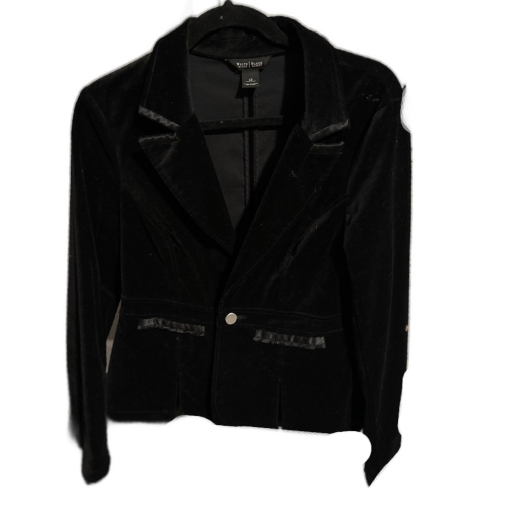 White House Black Market Sued Button Jacket
